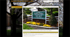 Desktop Screenshot of mountainvillagehoa.com